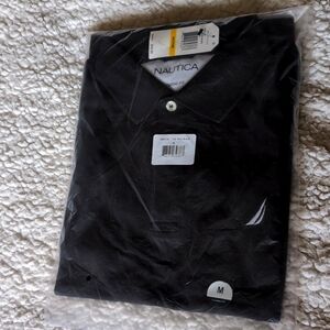 Nautica black polo